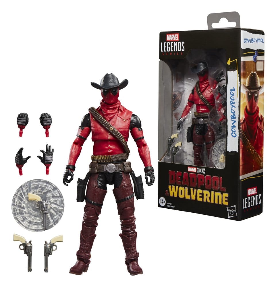 Deadpool & Wolverine Marvel Legends Action Figur Cowboypool 15 cm Hasbro