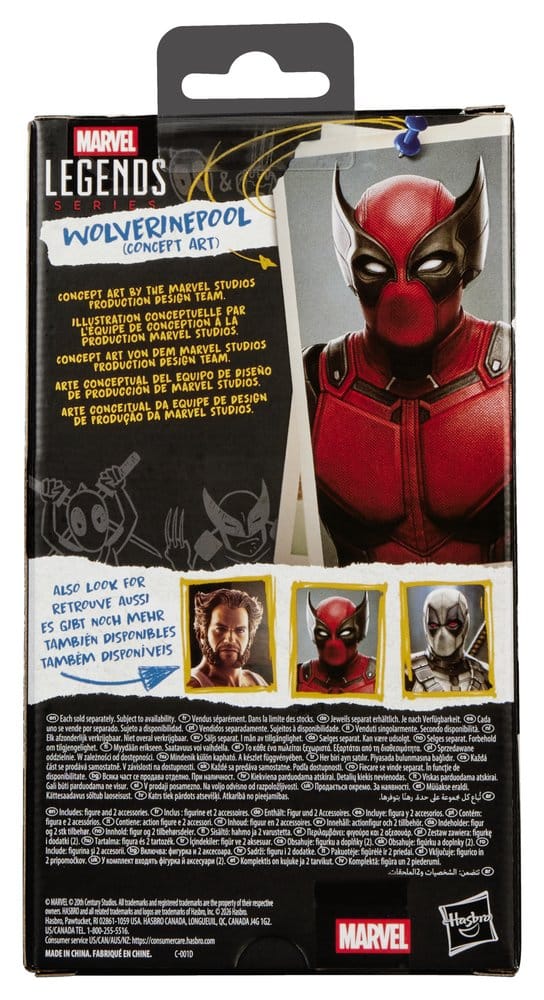 Deadpool & Wolverine Marvel Legends actionfigur Wolverinepool (Concept Art) 15 cm