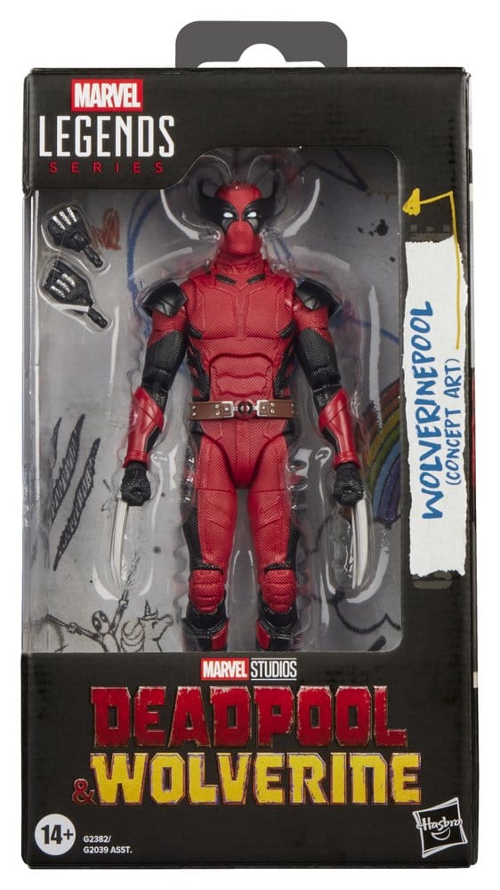 Deadpool & Wolverine Marvel Legends actionfigur Wolverinepool (Concept Art) 15 cm