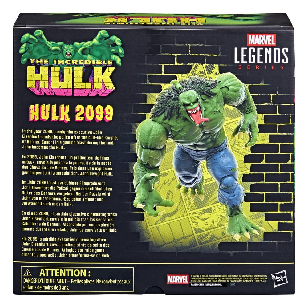 Den Otroliga Hulken Marvel Legends Actionfigur Hulk 2099 15 cm