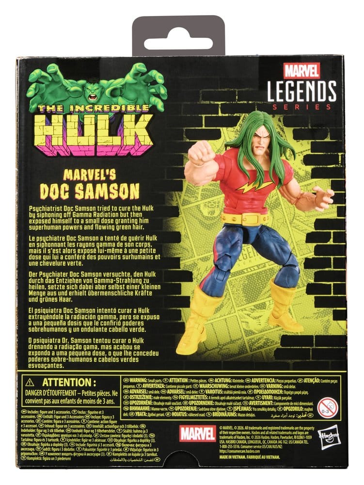 Marvel Legends Marvels Doc Samson actionfigur 15 cm från The Incredible Hulk