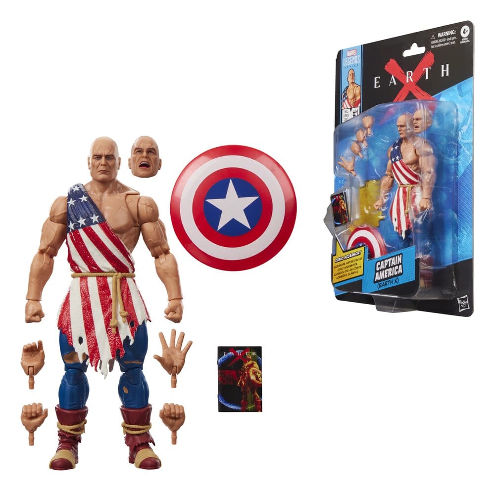 Earth X Marvel Legends Action Figure Captain America 15 cm