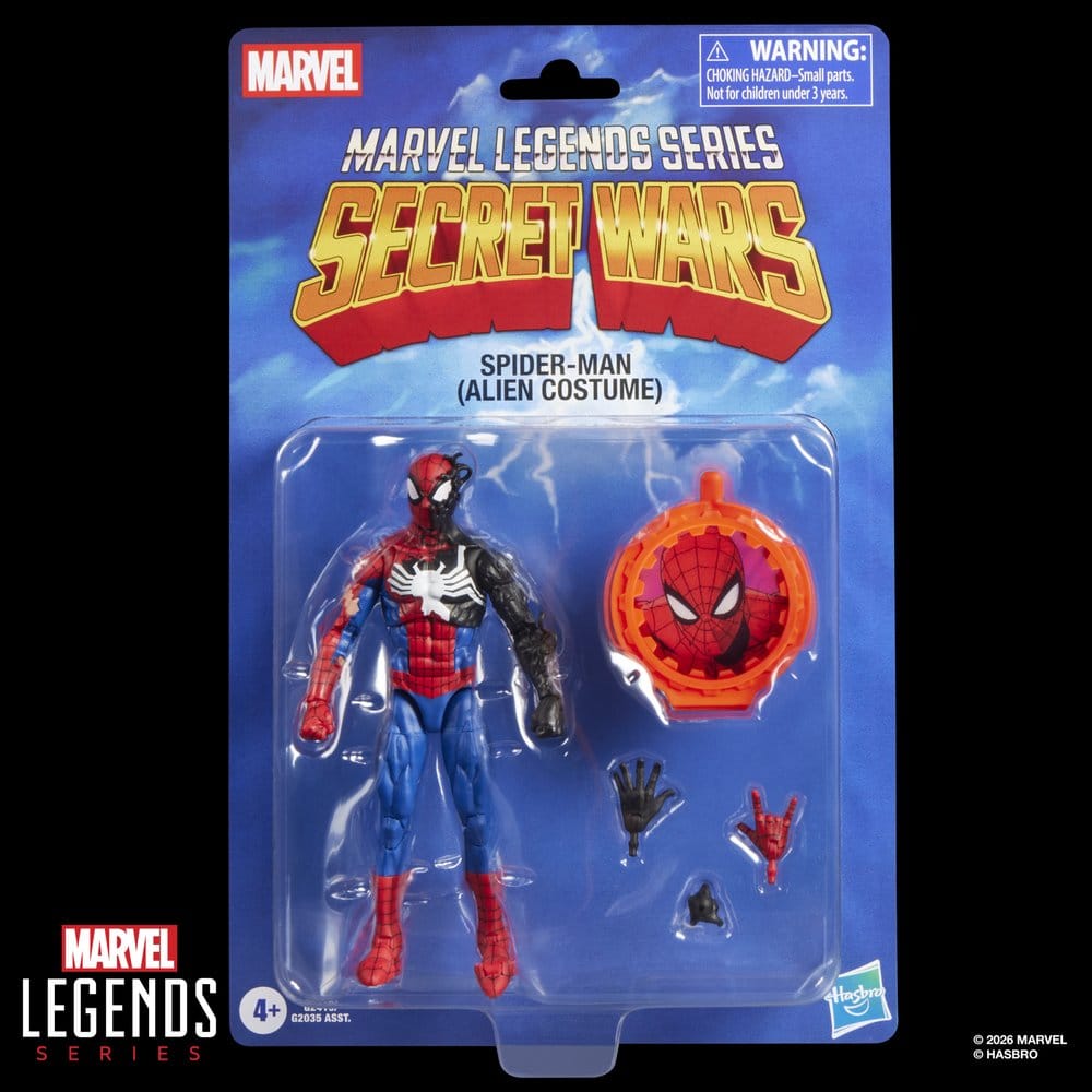 Secret Wars Marvel Legends Actionfigur Spider-Man (Aliendräkt) 15 cm