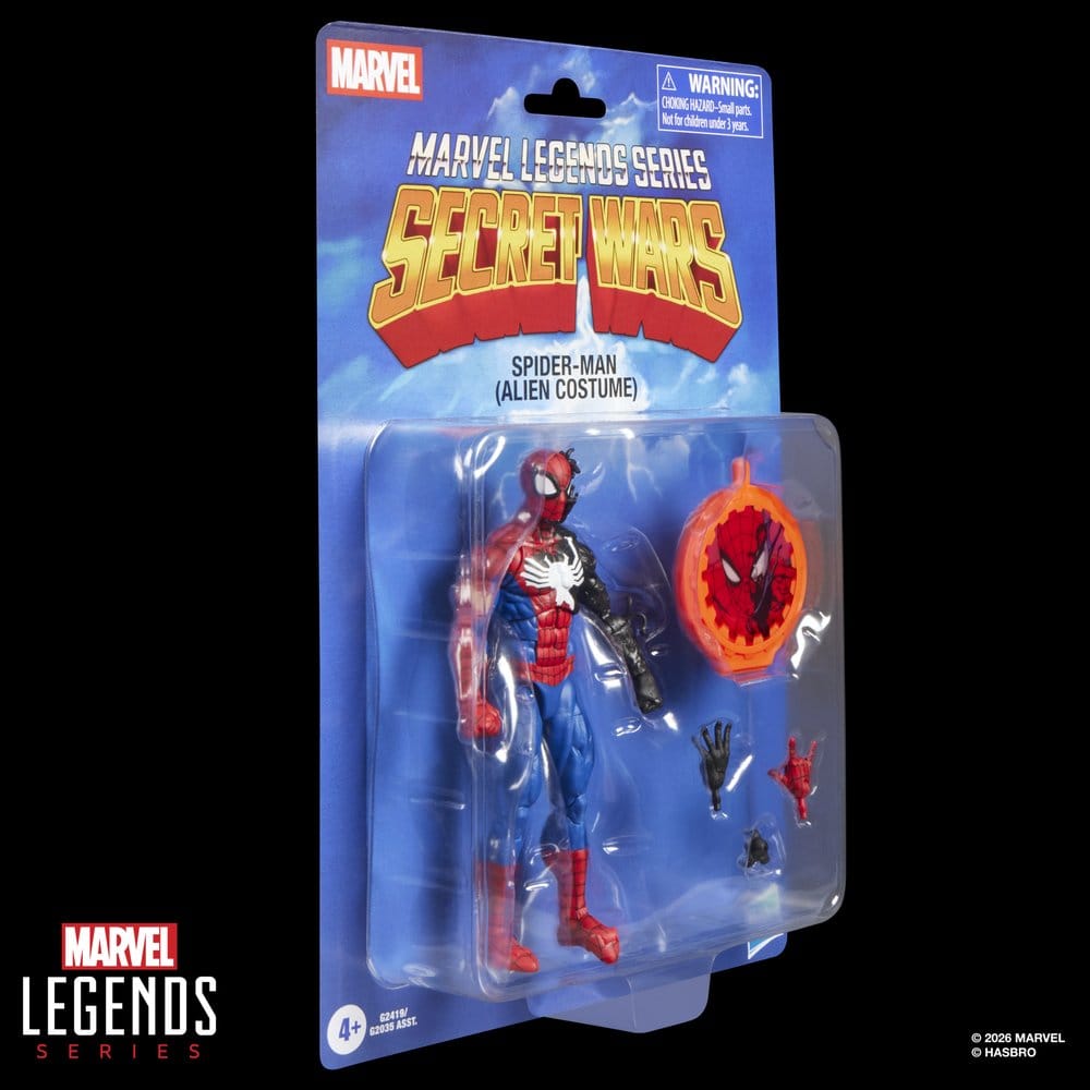 Secret Wars Marvel Legends Actionfigur Spider-Man (Aliendräkt) 15 cm