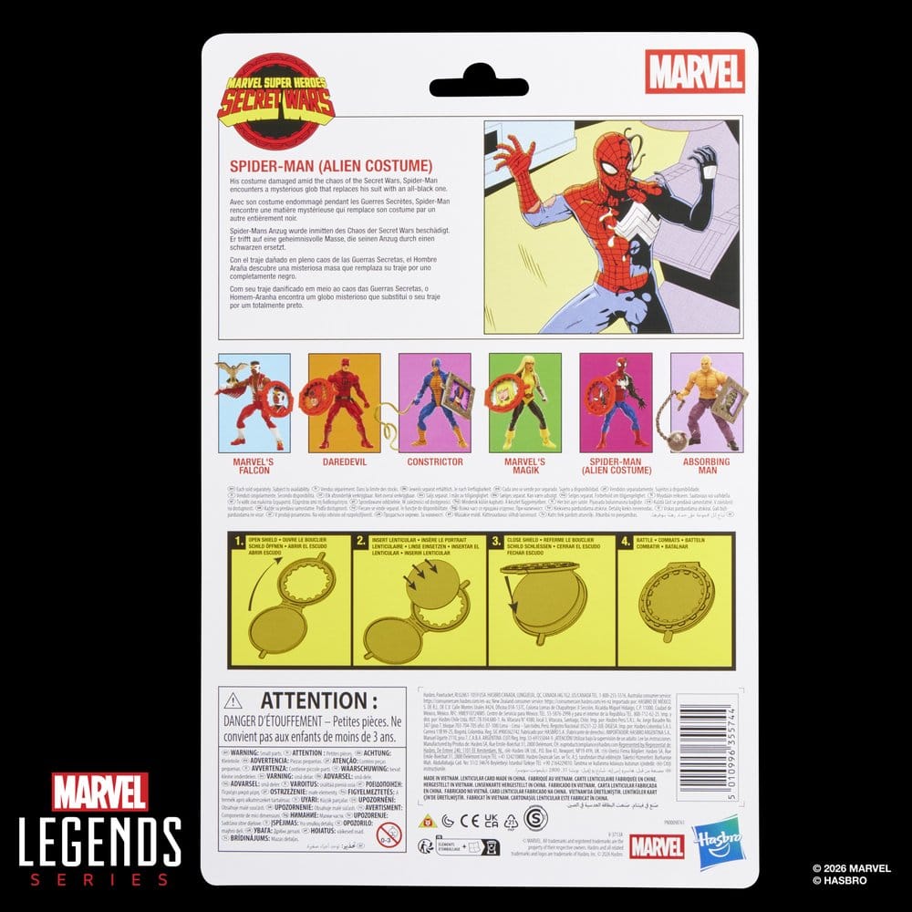 Secret Wars Marvel Legends Actionfigur Spider-Man (Aliendräkt) 15 cm