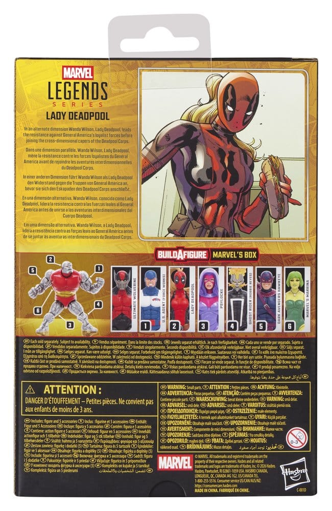 Marvel Legends Action Figur Lady Deadpool (BAF: Marvel's Box) 15 cm