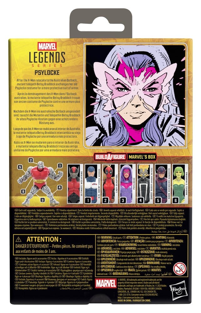 Marvel Legends Action Figur Psylocke (BAF: Marvel's Box) 15 cm