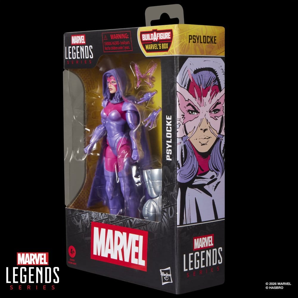Marvel Legends Actionfigur Psylocke (BAF: Marvels Box) 15 cm