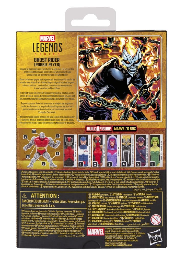 Marvel Legends Action Figur Ghost Rider (Robbie Reyes) (BAF: Marvel's Box) 15 cm