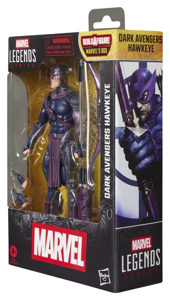 Marvel Legends Actionfigur Mörka Avengers Hawkeye (BAF: Marvel's Box) 15 cm