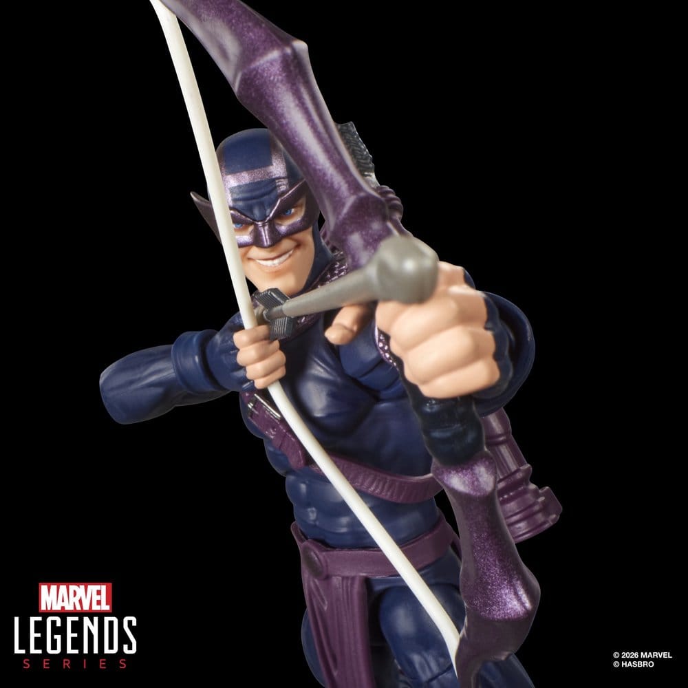 Marvel Legends Actionfigur Mörka Avengers Hawkeye (BAF: Marvel's Box) 15 cm