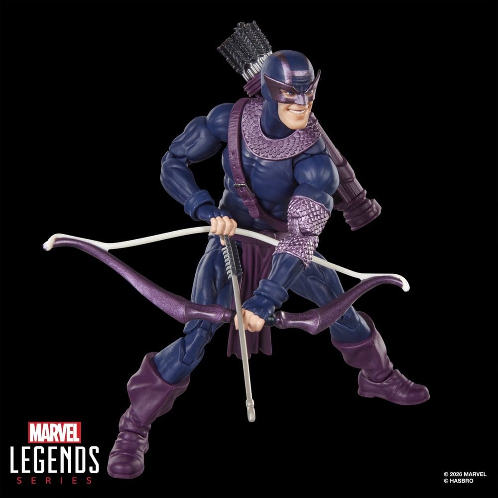 Marvel Legends Actionfigur Mörka Avengers Hawkeye (BAF: Marvel's Box) 15 cm