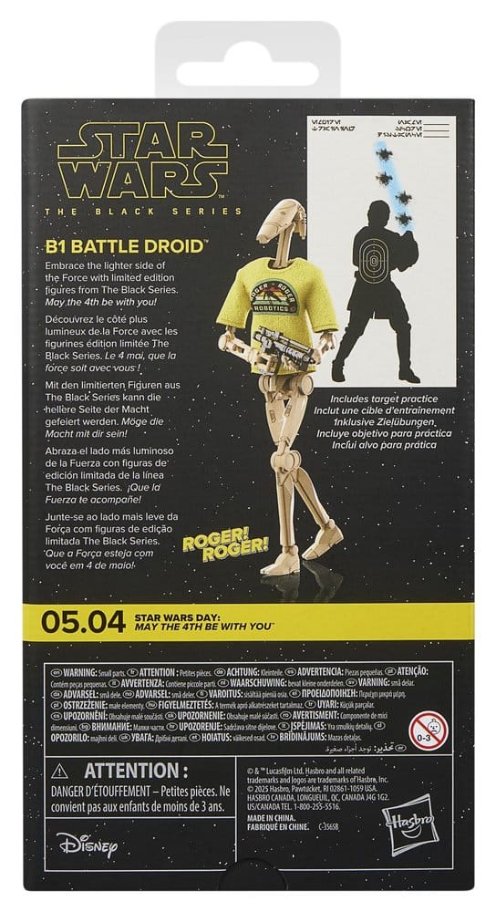 Star Wars Black Series Actionfigur B1 Stridsdroid Må Kraften Vara Med Dig 15 cm
