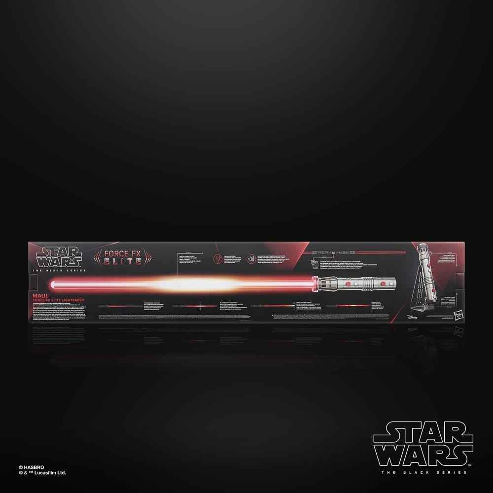 Star Wars: Maul – Shadow Lord Svart Serie Replica Force FX Elite Ljusvärja Maul