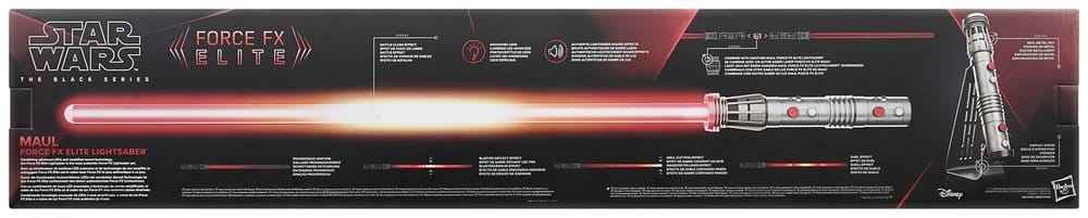 Star Wars: Maul – Shadow Lord Svart Serie Replica Force FX Elite Ljusvärja Maul