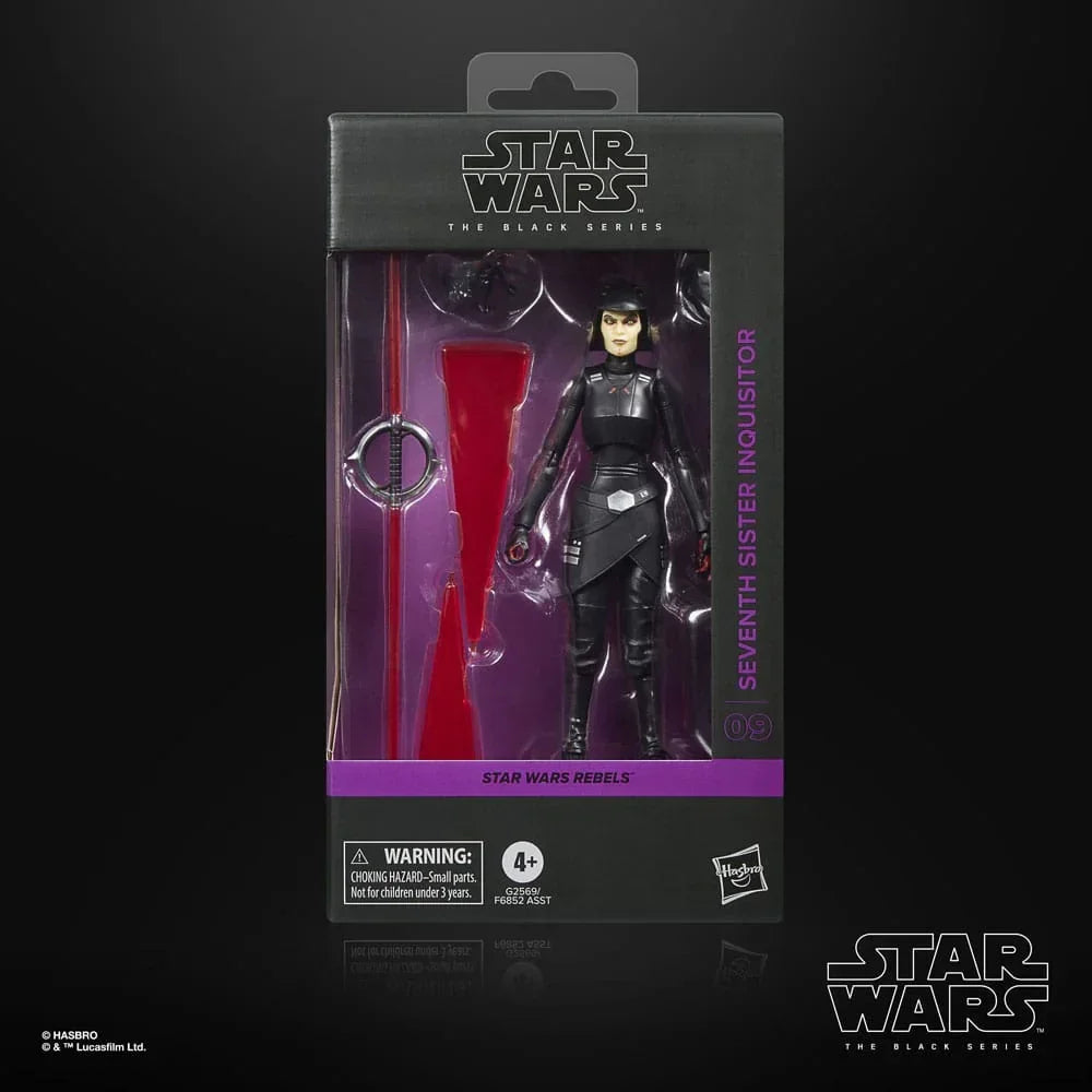 Star Wars: Rebels Black Series Action Figur Seventh Sister (Inquisitor) 15 cm Hasbro