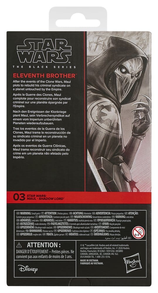 Star Wars: The Black Series Maul (Sith Apprentice) Action Figure 15cm