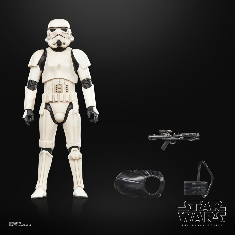 Star Wars: The Mandalorian & Grogu Black Series Action Figur Imperial Remnant Stormtrooper (Väderbiten) 15 cm