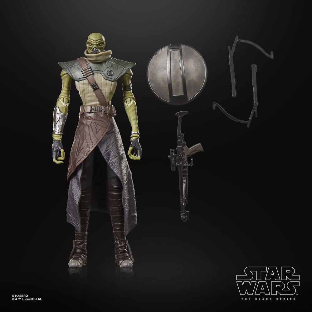 Star Wars: The Mandalorian och Grogu Svart Serie Actionfigur Embo 15 cm