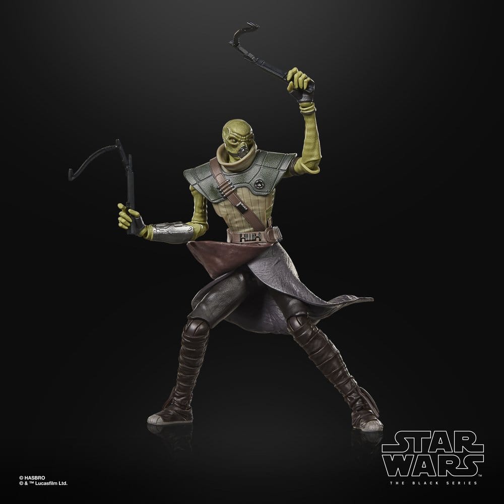 Star Wars: The Mandalorian och Grogu Svart Serie Actionfigur Embo 15 cm