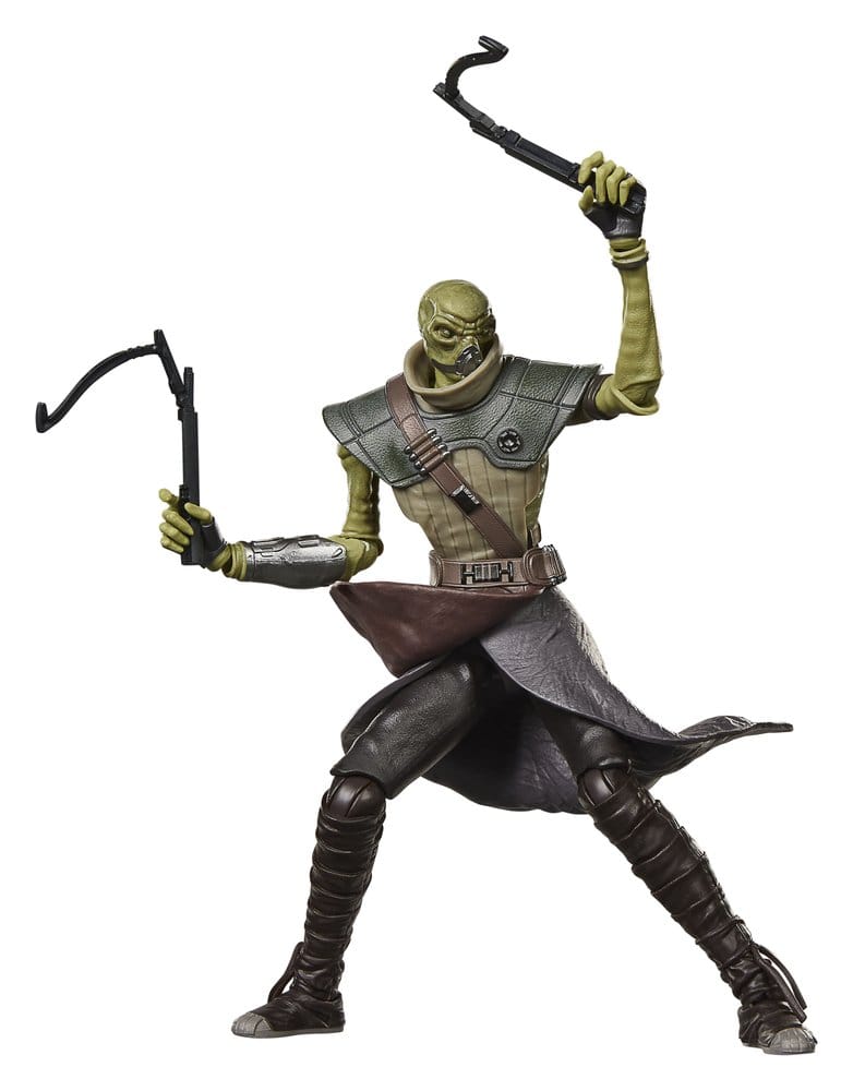 Star Wars: The Mandalorian och Grogu Svart Serie Actionfigur Embo 15 cm