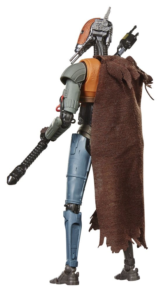 Star Wars: The Mandalorian och Grogu Svart Serie Actionfigur Lönerobot Vakt Droid 15 cm