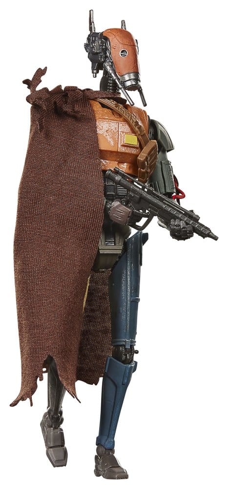 Star Wars: The Mandalorian och Grogu Svart Serie Actionfigur Lönerobot Vakt Droid 15 cm
