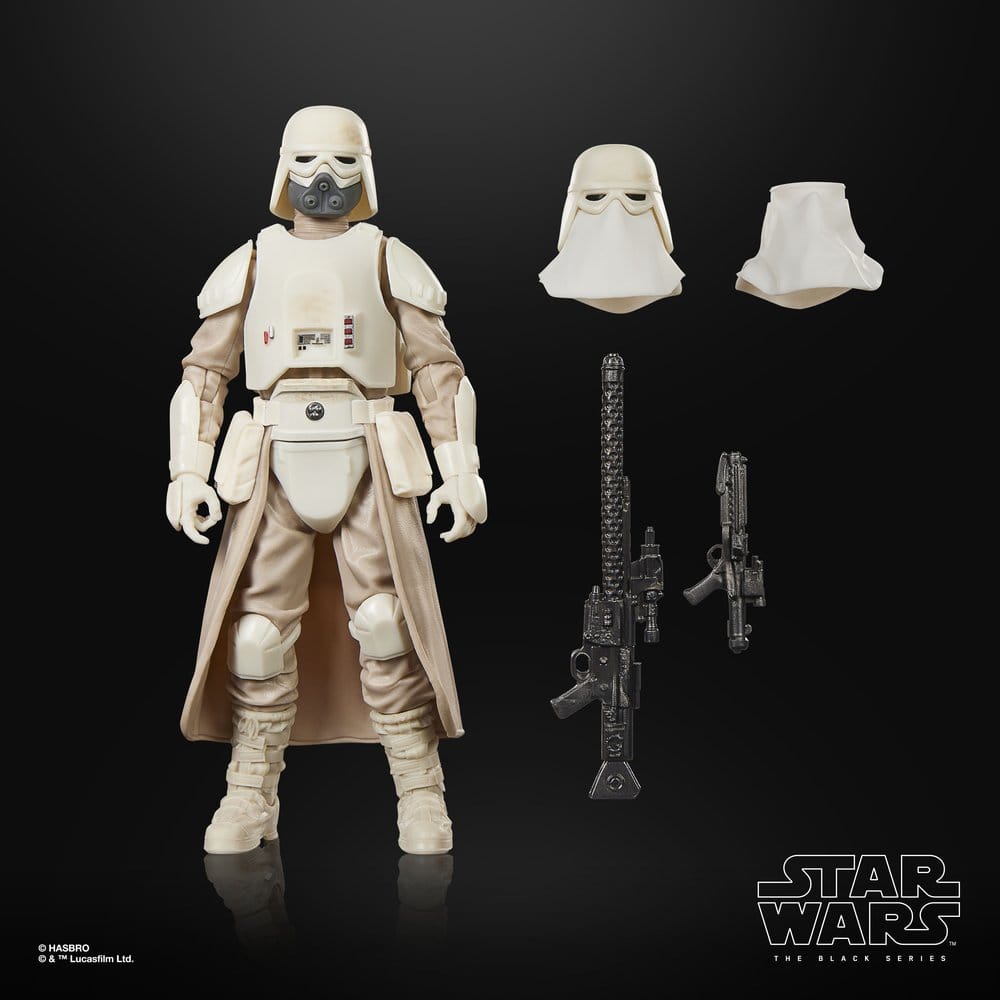 Star Wars: The Mandalorian & Grogu Svart Serie Actionfigur Imperial Remnant Snowtrooper 15 cm