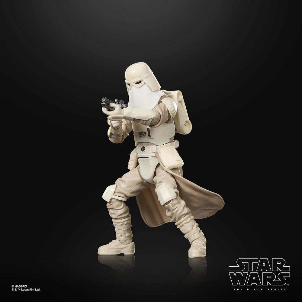 Star Wars: The Mandalorian & Grogu Svart Serie Actionfigur Imperial Remnant Snowtrooper 15 cm