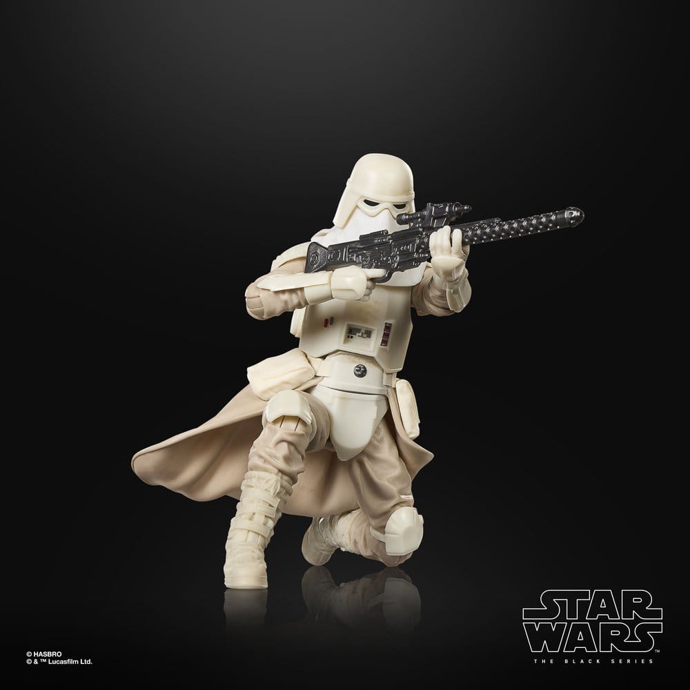 Star Wars: The Mandalorian & Grogu Svart Serie Actionfigur Imperial Remnant Snowtrooper 15 cm