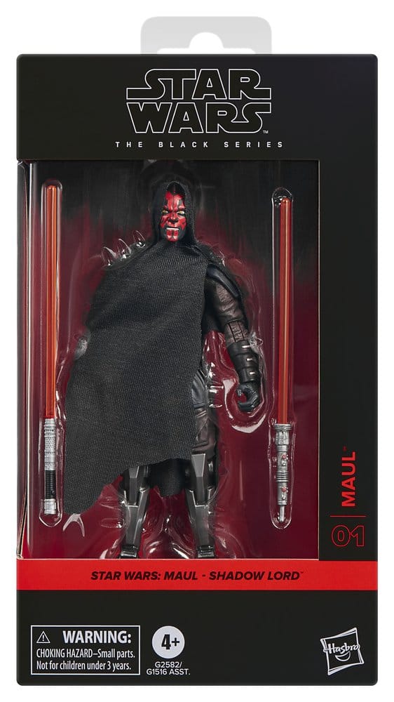 Star Wars: Maul - Skuggherren Svart Serie Actionfigur Maul 15 cm