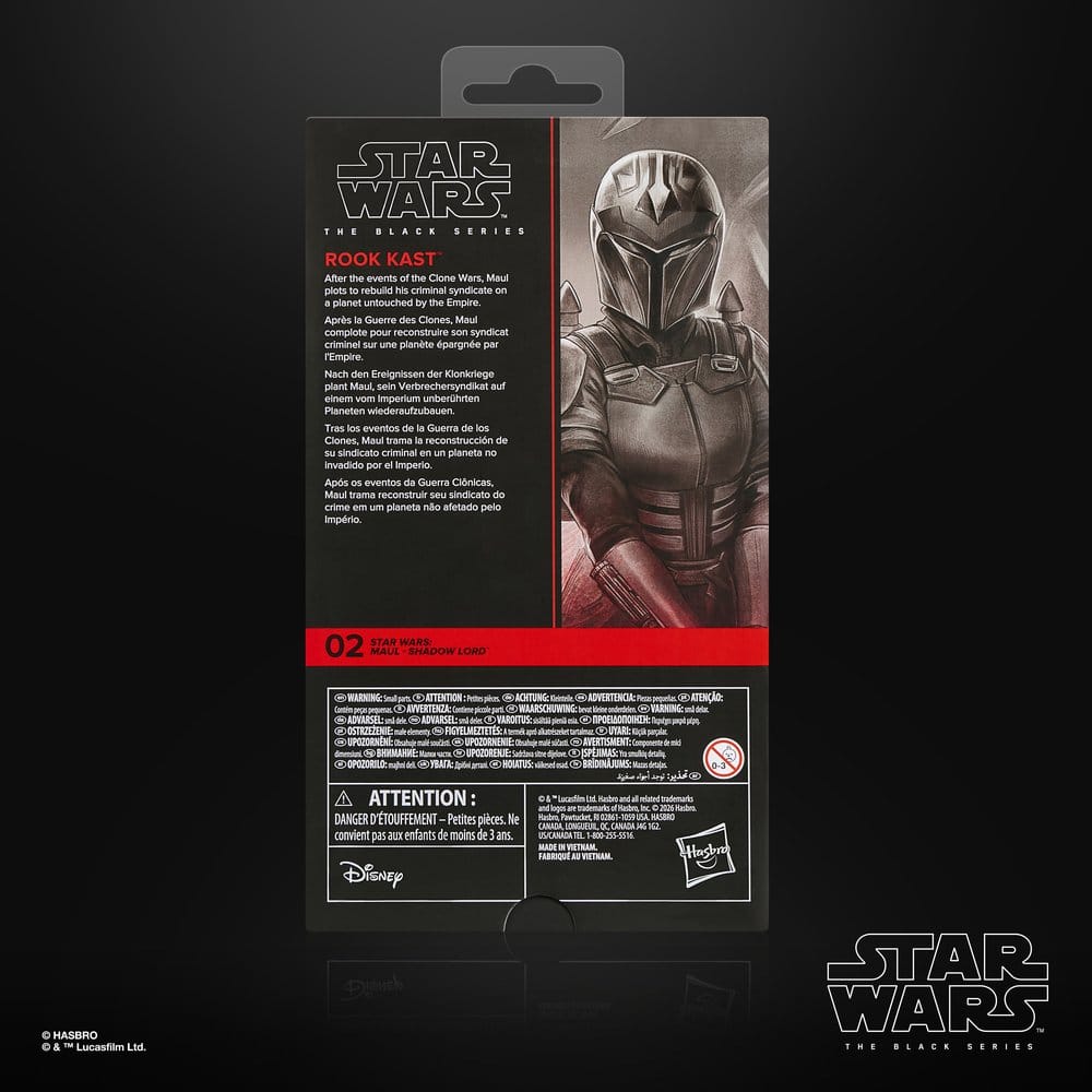 Star Wars: Maul - Black Series Action Figure Rook Kast 15 cm