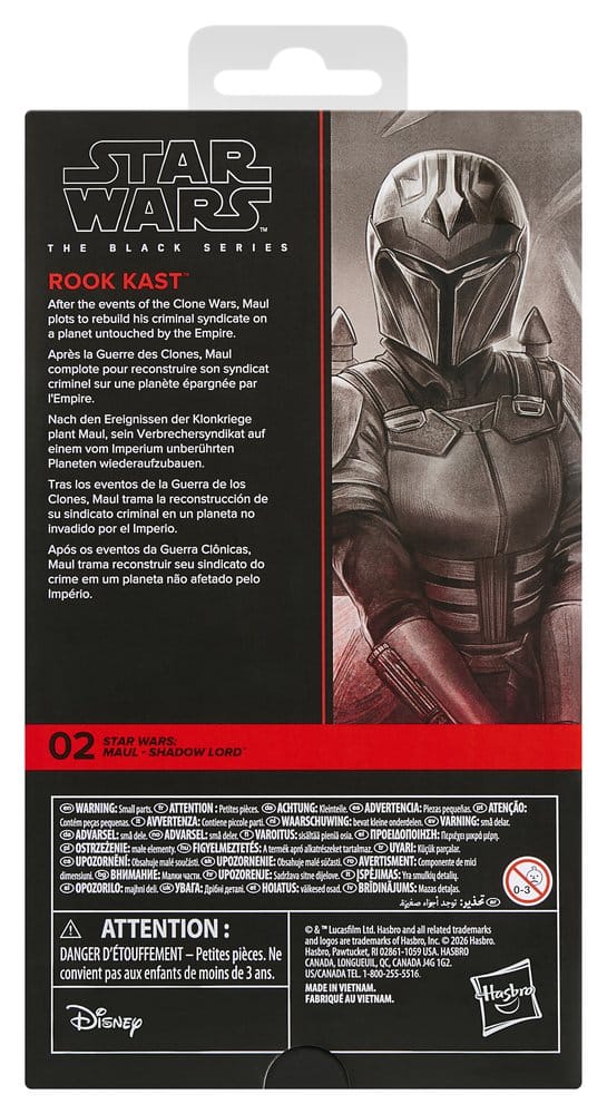 Star Wars: Maul - Black Series Action Figure Rook Kast 15 cm