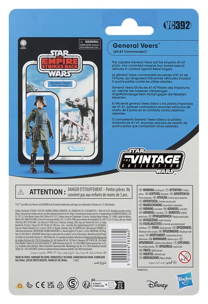 Star Wars Episode V Vintage Collection Action Figur General Veers (AT-AT Commander) 10 cm Hasbro