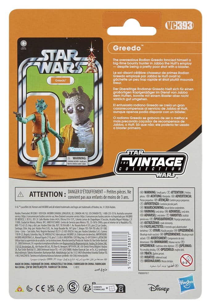Star Wars Vintage Collection Action Figur Greedo 10 cm Hasbro