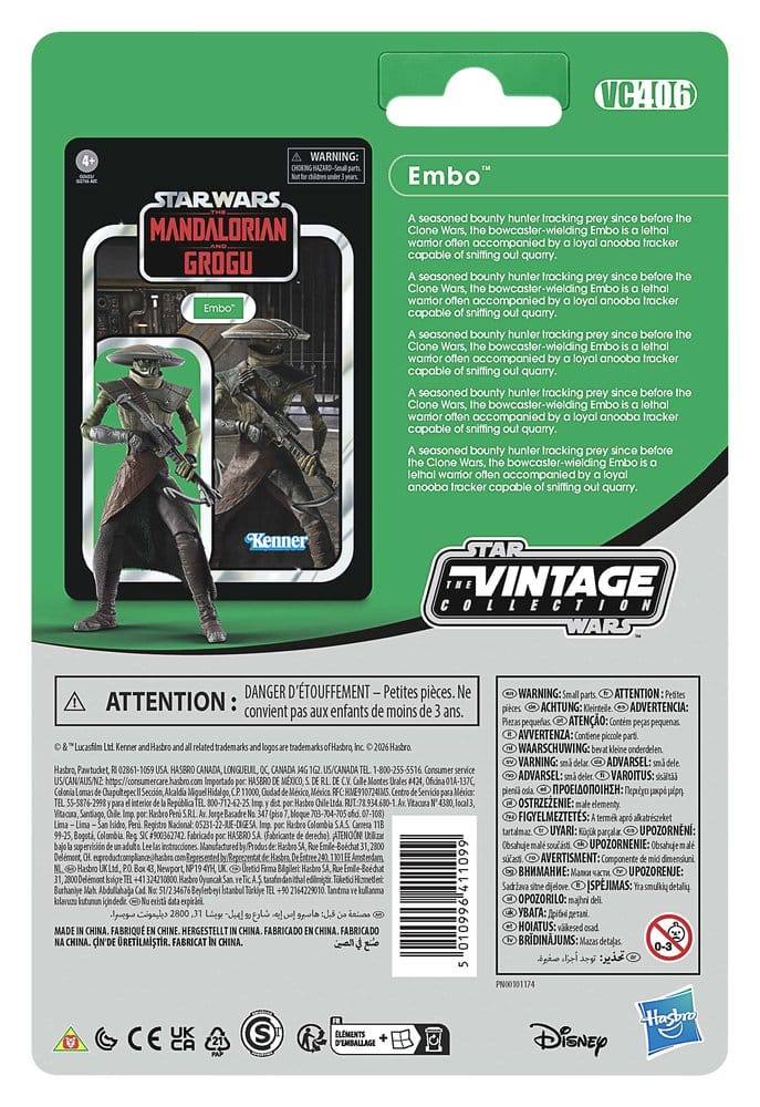 Star Wars: The Mandalorian and Grogu Vintage Collection Action Figur Embo 10 cm