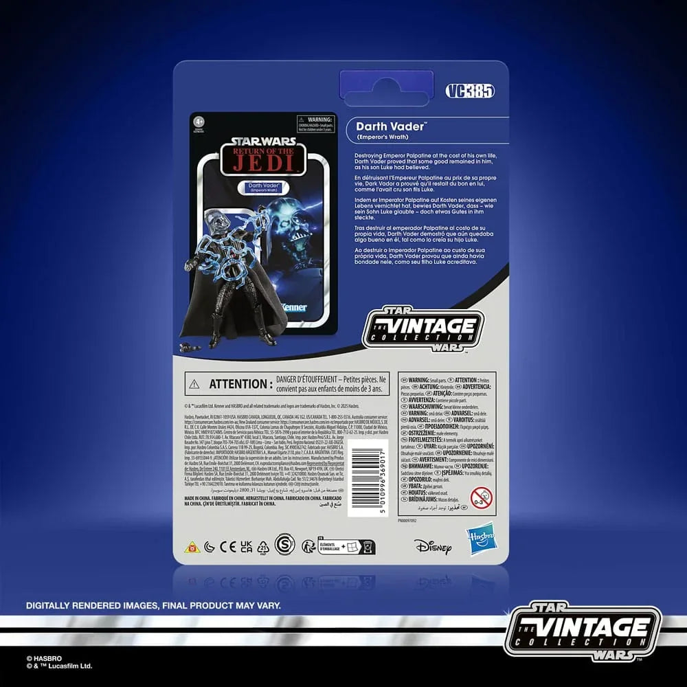 Star Wars Episode VI Vintage Collection Action Figur Darth Vader (Emperor's Wrath) 10 cm Hasbro