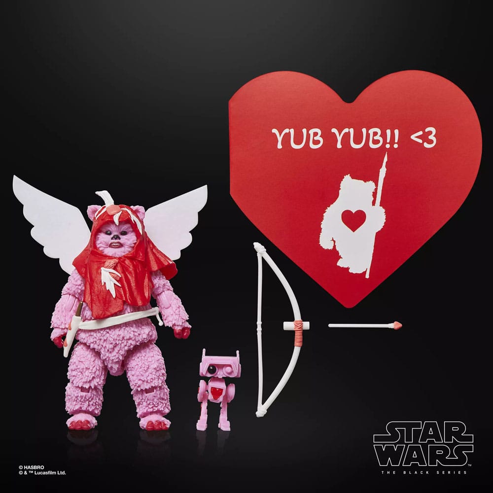 Star Wars Black Series Action Figur Ewok (Valentine’s Day Edition) 15 cm Hasbro