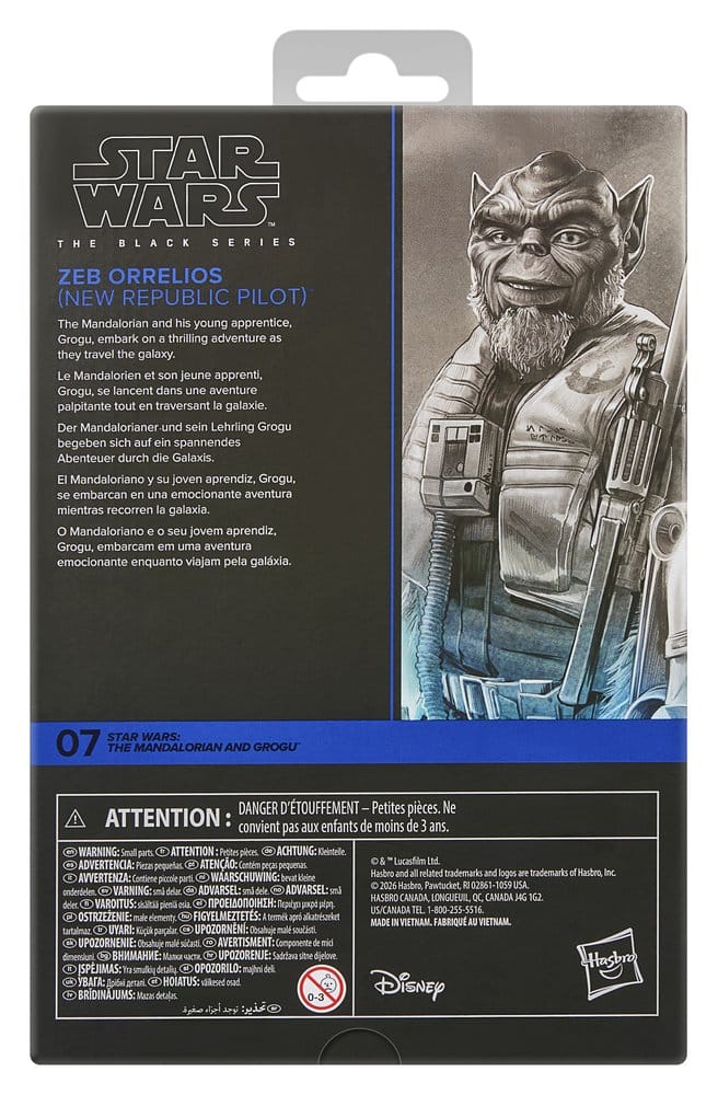 Star Wars: The Mandalorian & Grogu Black Series Action Figur Garazeb “Zeb” Orrelios 15 cm