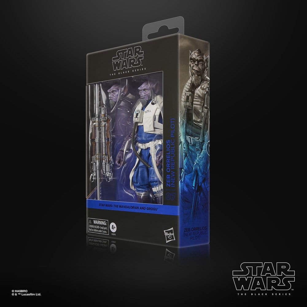 Star Wars: The Mandalorian och Grogu Svart Serie Actionfigur Garazeb ”Zeb” Orrelios 15 cm