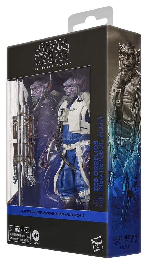 Star Wars: The Mandalorian och Grogu Svart Serie Actionfigur Garazeb ”Zeb” Orrelios 15 cm