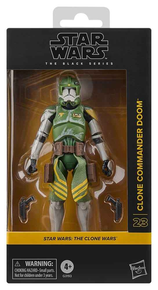 Star Wars: The Clone Wars Black Series Actionfigur Klonbefälhavare Doom 15 cm