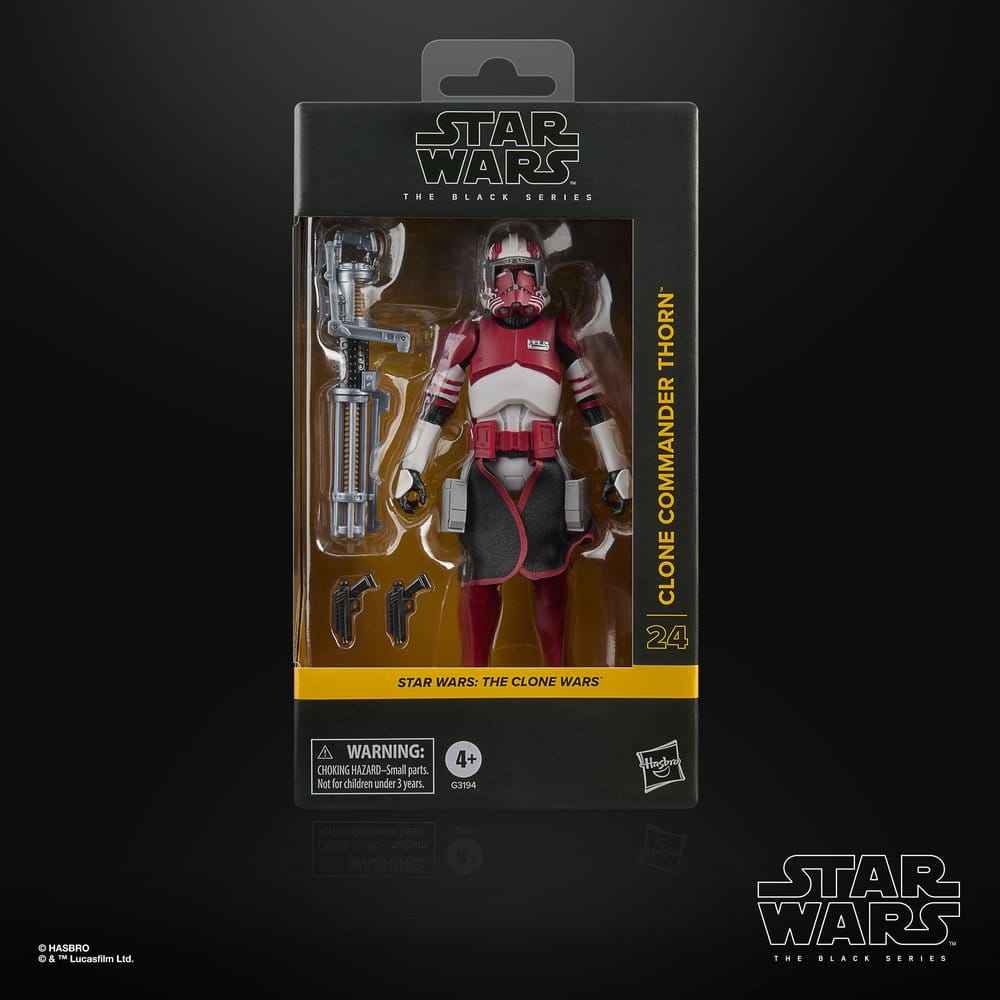 Star Wars: The Clone Wars Black Series Actionfigur Klonkommendör Thorn 15 cm