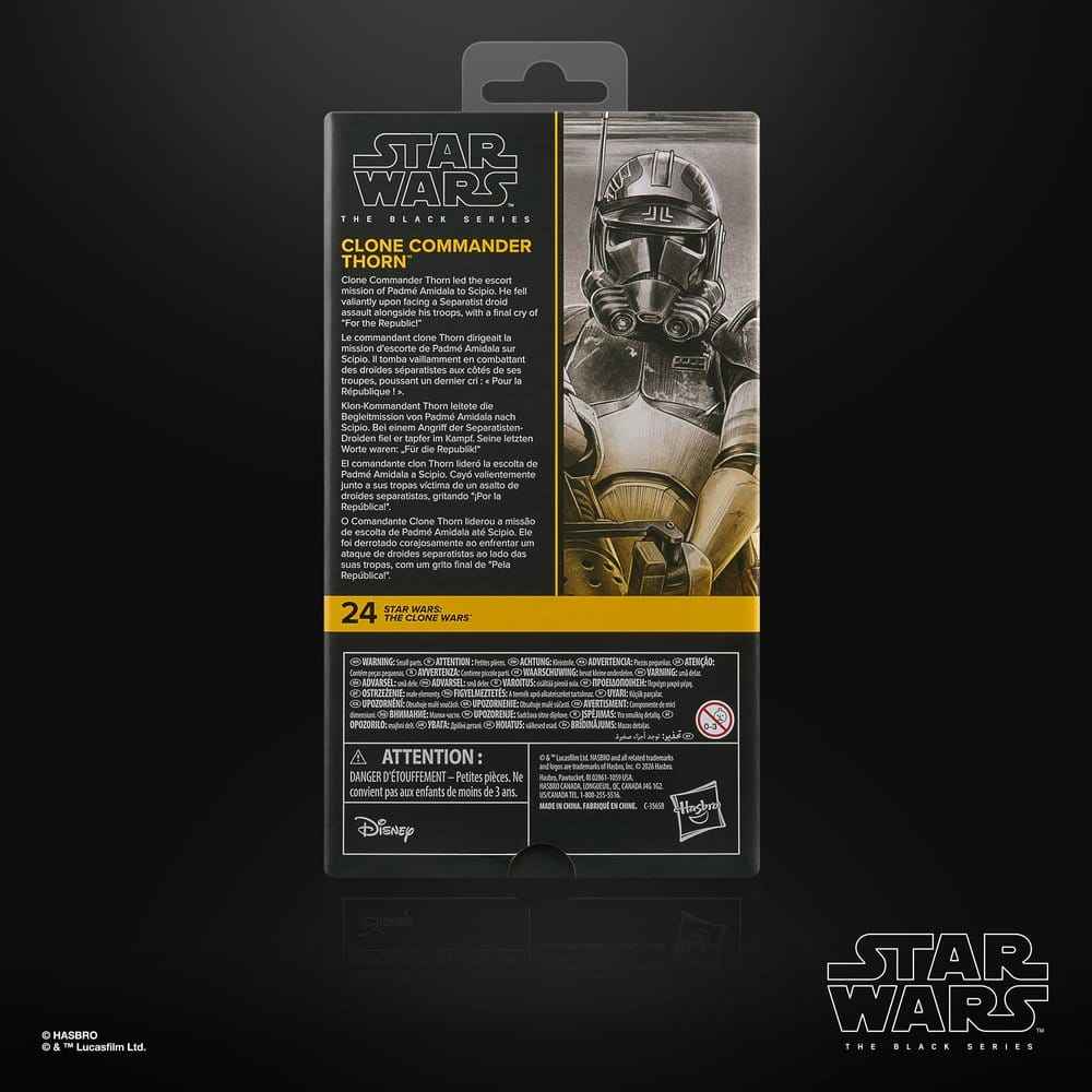 Star Wars: The Clone Wars Black Series Actionfigur Klonkommendör Thorn 15 cm