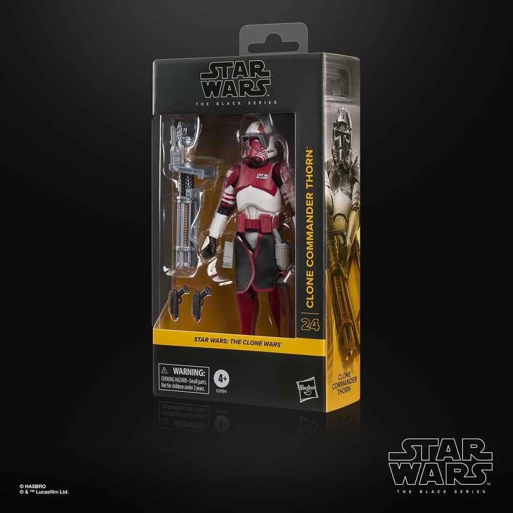 Star Wars: The Clone Wars Black Series Actionfigur Klonkommendör Thorn 15 cm