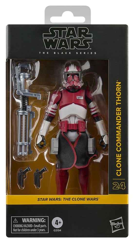 Star Wars: The Clone Wars Black Series Actionfigur Klonkommendör Thorn 15 cm