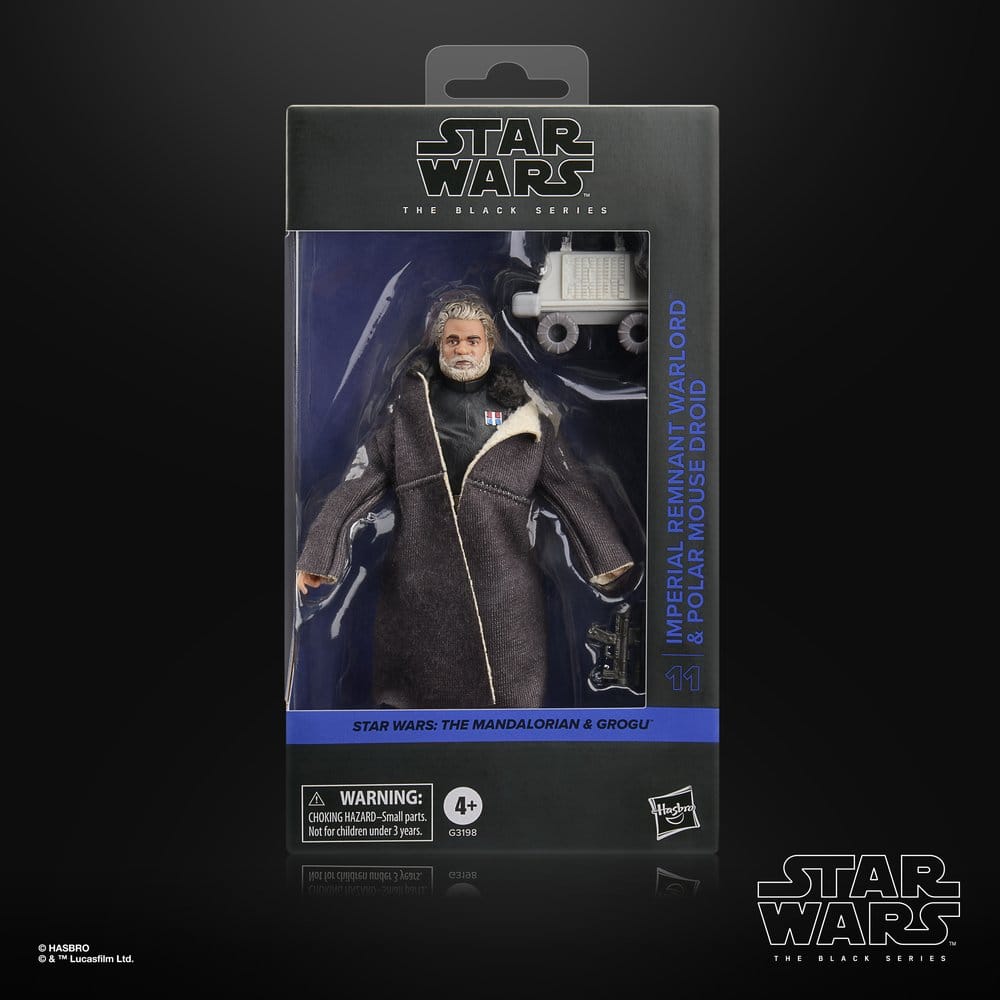 Star Wars: The Mandalorian & Grogu Black Series Action Figure Imperial Remnant Warlord & Polar Mouse Droid 15 cm