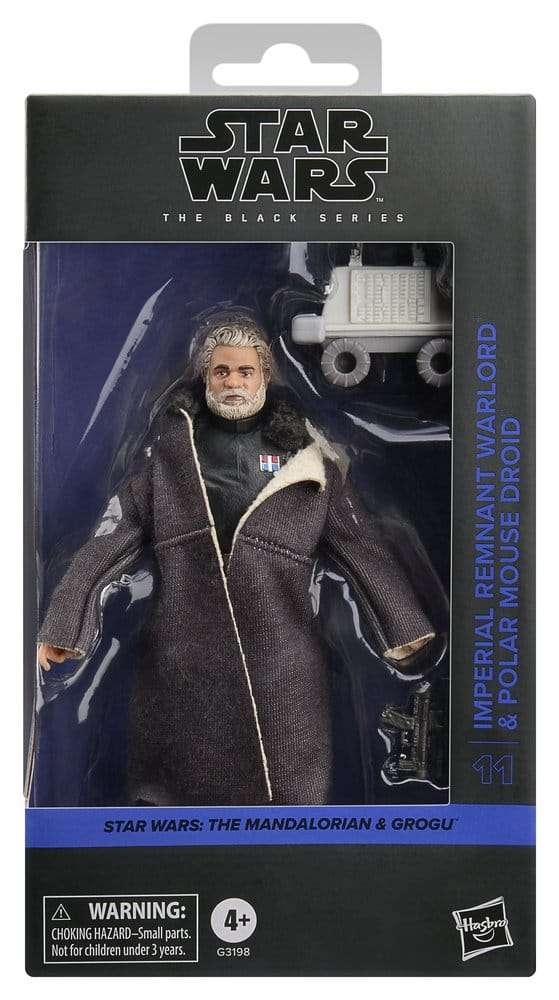 Star Wars: The Mandalorian & Grogu Black Series Action Figure Imperial Remnant Warlord & Polar Mouse Droid 15 cm