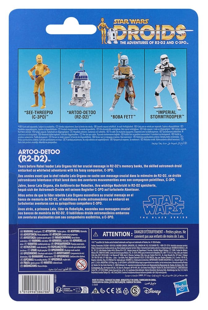 Star Wars: Droids Black Series Action Figur Artoo-Detoo (R2-D2) 15 cm