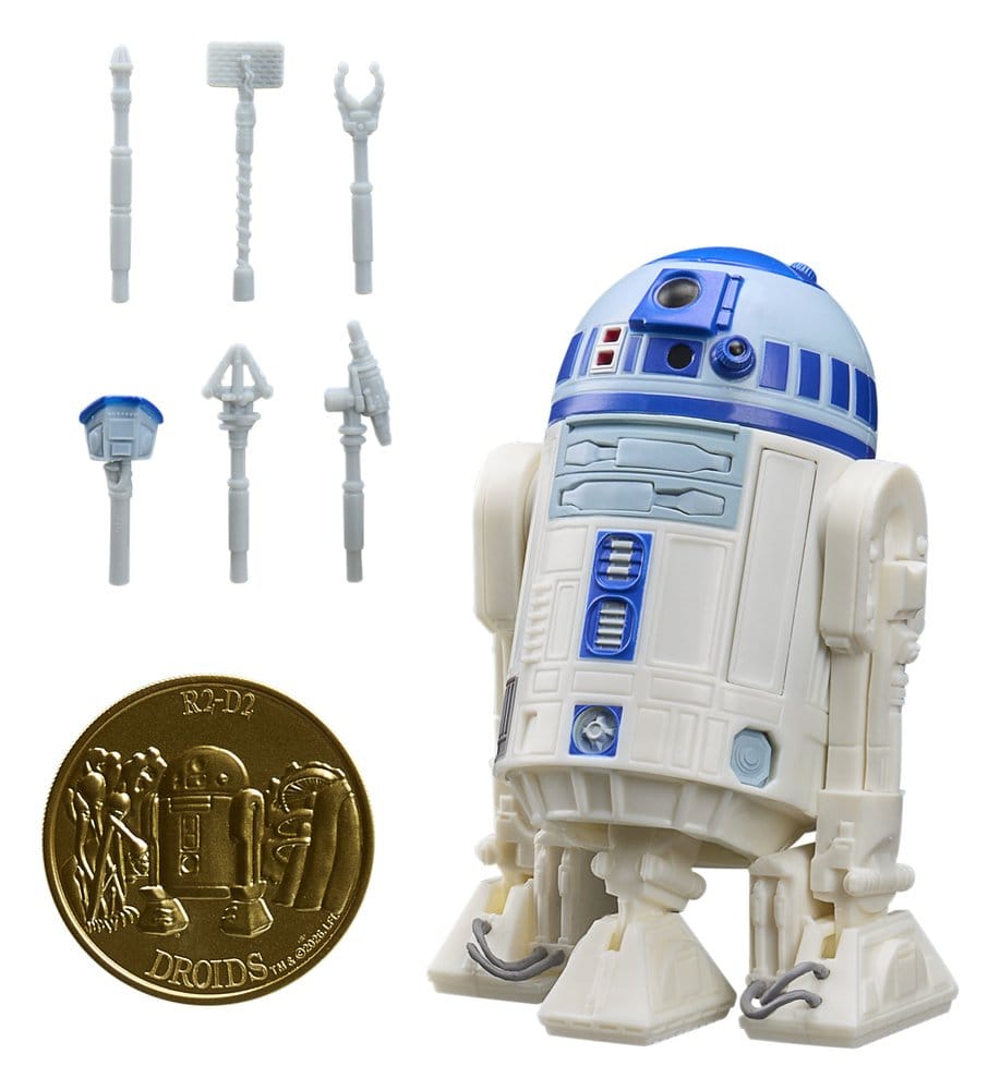 Star Wars: Droids Svart Serie Actionfigur Artoo-Detoo (R2-D2) 15 cm